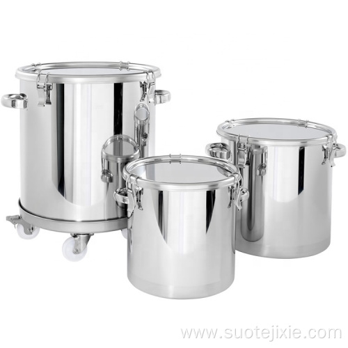 Stainless steel milk storage tank